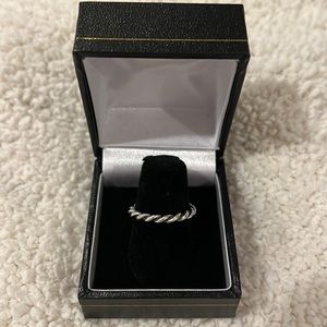 Silver Rope Ring